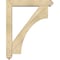 Ekena Millwork Westlake Arts and Crafts Rough Sawn Bracket w/ Offset Brace, Douglas Fir, 6"W x 32"D x 40"H BKT0604X32X40WTL03RDF - alternate 4